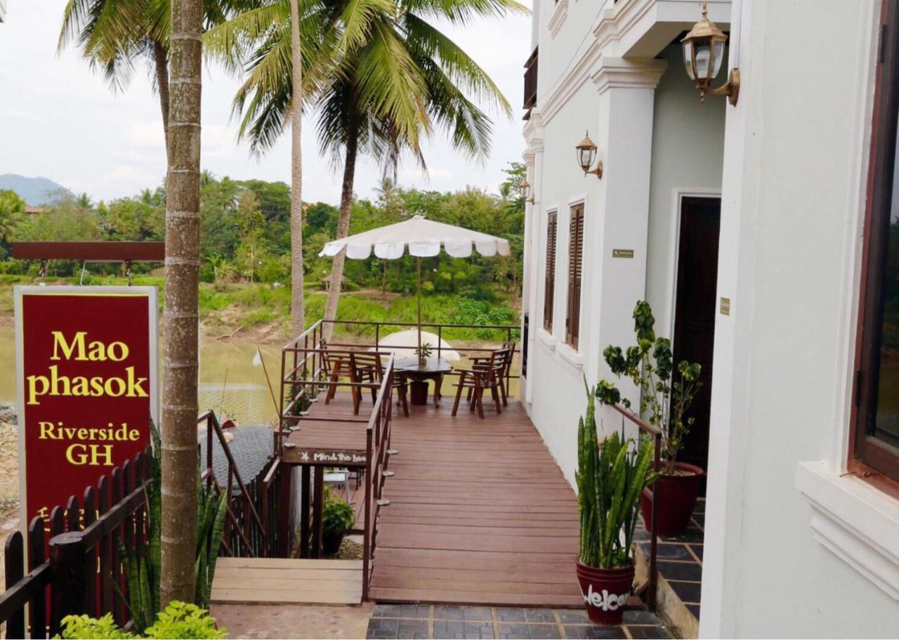 Mao Phasok Riverside Guesthouse Luang Prabang Exterior foto
